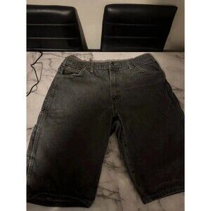Dickies Men’s Gray Carpenter Denim Shorts Size 38